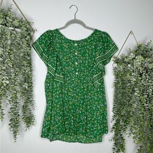 Green Dress top size L